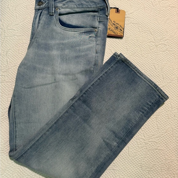 Buffalo David Button•Relaxed Straight•Driven•Stretch•Mens Indigo Jeans•34 x 30 - Picture 4 of 12